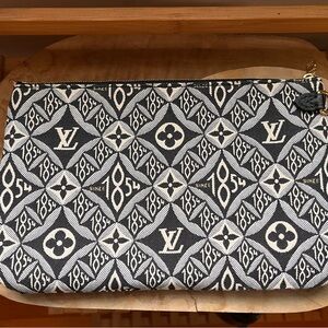 Authentic Louis Vuitton Neverfull Pouch Jacquard Since 1854 Converted Mini Bag